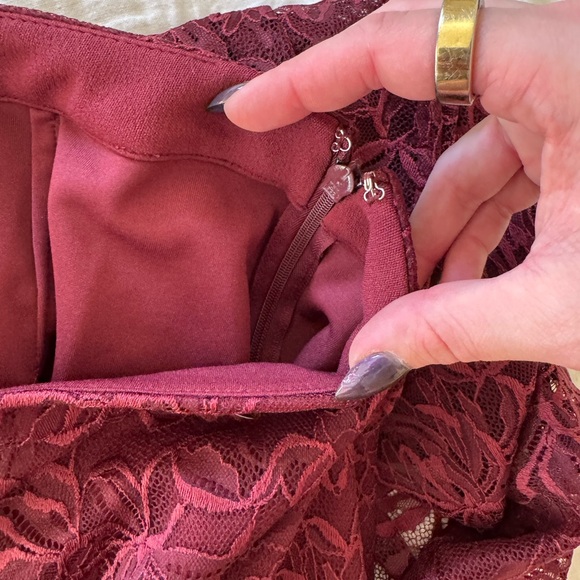 Hill House The Lark Skirt - burgundy - Picture 5 of 5